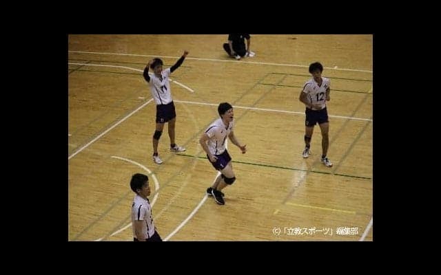 【バレーボール部】“自分たちのバレー”で掴んだ大きな1勝