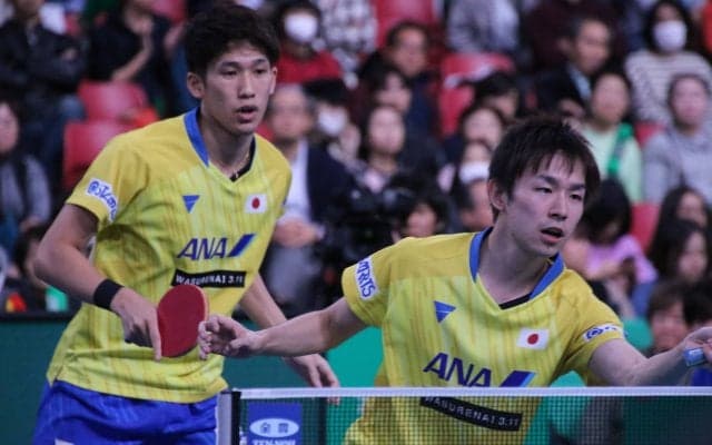 丹羽・吉村ペア惜敗　ドイツにリード許す＜JA全農 卓球チームワールドカップ＞
