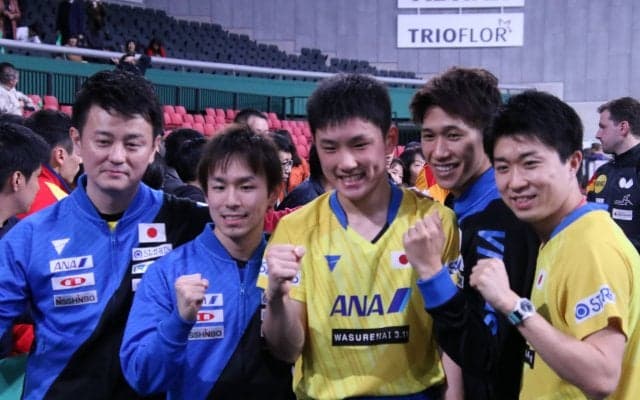 日本男子、ドイツに勝利　最後は張本が勝負を決める＜JA全農 卓球チームワールドカップ＞