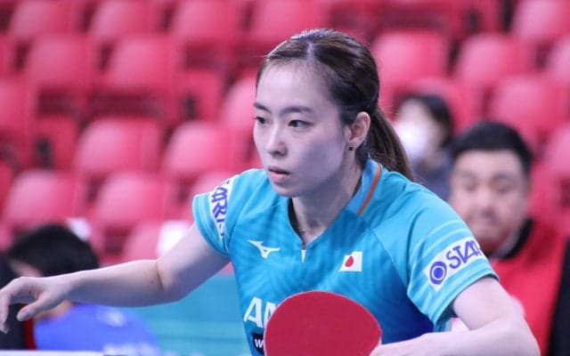石川佳純、相手エースに6勝0敗　日本女子、ルーマニアに挑む＜JA全農 卓球チームワールドカップ＞
