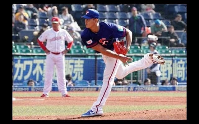 【プレミア12】台湾先発ジャンが3回まで完全投球　最速155キロ直球で初回3者三振