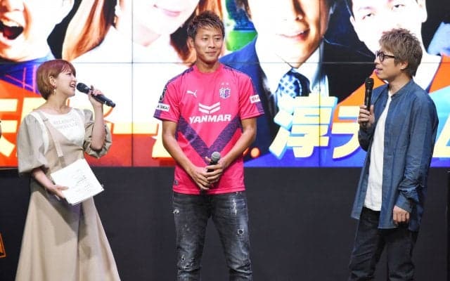 【第2回YUBIWAZA CUP】前夜祭ゲストに元日本代表・柿谷選手が登場！「ウイイレをしたことのないサッカー選手はいない」