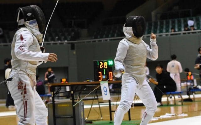 【フェンシング部】 全日本インカレ初日、清水がベスト１６
