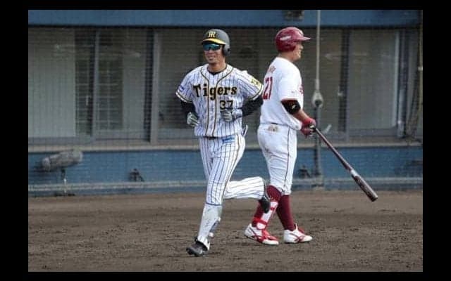 阪神森越、人生2度目のトライアウトで“プロ1号”　「この打球がいかなかったら諦めが…」