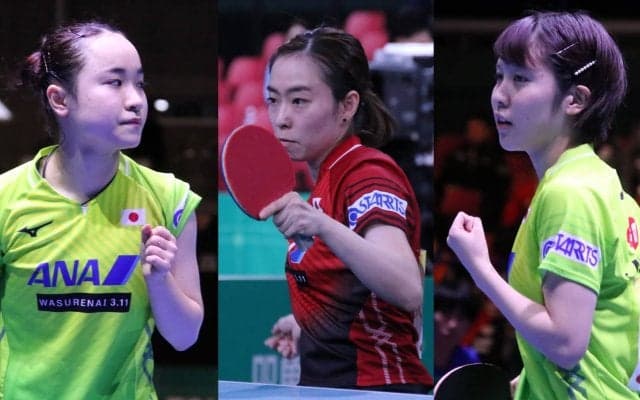 いよいよ最終決戦　伊藤・石川・平野の対中国戦績を紹介＜JA全農 卓球チームワールドカップ＞