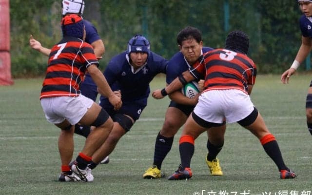 【ラグビー部】司令塔復活!!相手の強いプレッシャーに苦労しながらも大差をつけて５連勝