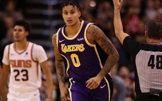 終盤の3ポイントシュートでレイカーズ勝利、クーズマは「互いを信じていている」