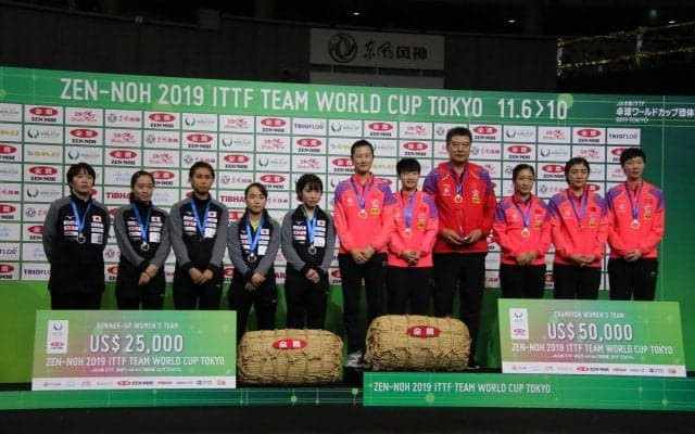 【W杯決勝レポ】中国女子V9の偉業　伊藤美誠、東京五輪に向け「良くても変えていくうまさを」＜JA全農 ITTF卓球チームワールドカップ＞