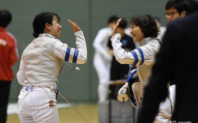 【フェンシング部】 女子フルーレが全日本選手権の出場権獲得！
