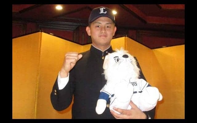 西武ドラ6井上が契約金2500万円、年俸600万円で合意　同級生と対戦熱望「三振取りたい」