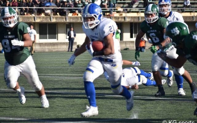 【アメリカンフットボール部】 西南学院大に４７－２６で勝利し、甲子園ボウル出場に一歩近づく