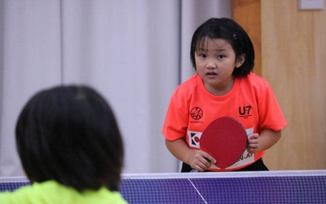 【卓球】U-7強化合宿、2日間のリーグ戦終了　松島輝空の妹・美空が1位に