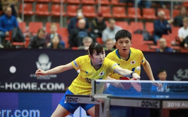 張本/早田、初優勝　中国主力選手ペア破る＜卓球・オーストリアオープン＞