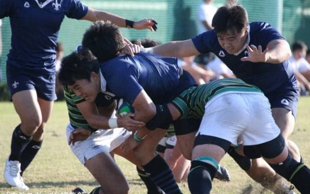 【ラグビー部】序盤ペースを握られるも、試合の中で修正し、後半で見せた力の差