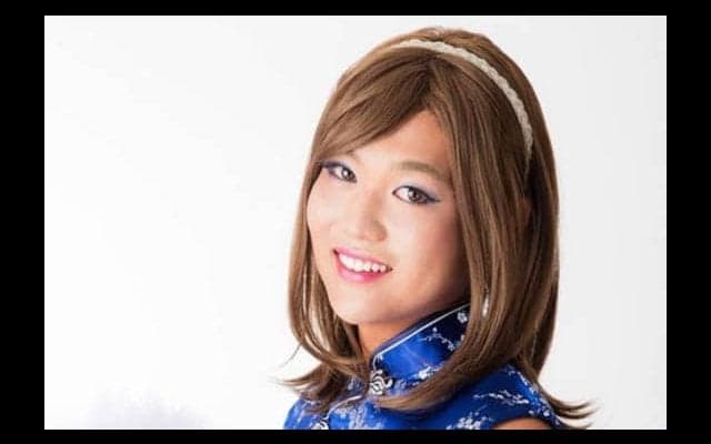 巨人ナインが“美女”に変身！　青色ドレスの妖艶女子は一体？「可愛いチャイナガール」
