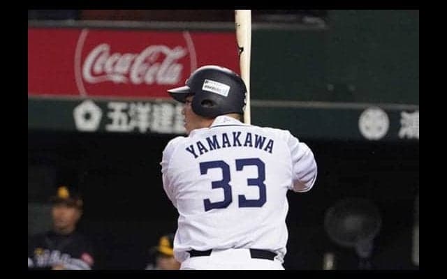 背番号「3」に変更の西武山川　リーグ3連覇＆3年連続本塁打王を誓う