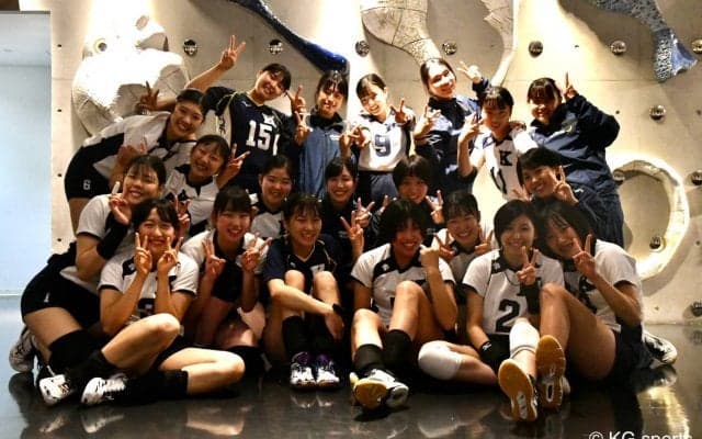 【バレーボール部女子】　初の全日本インカレで初戦突破！