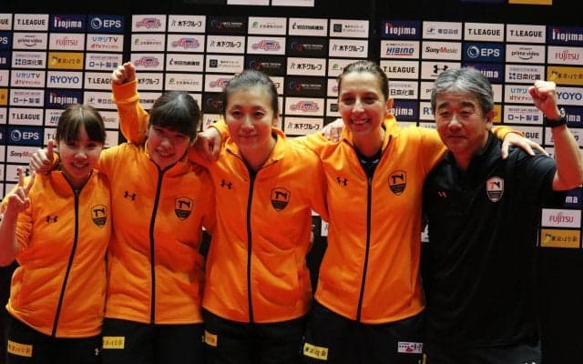 “日欧混成軍”トップが最下位脱出へ　エース石川ら欠く神奈川に勝利＜卓球・Tリーグ結果速報＞