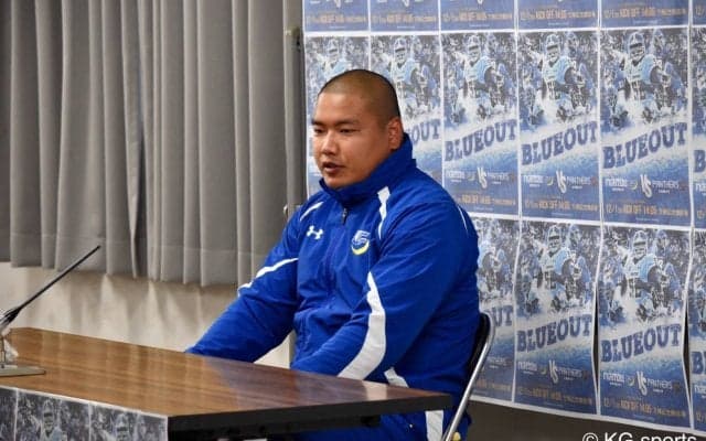 【アメリカンフットボール部】 西日本代表校決定戦前合同記者会見が行われる