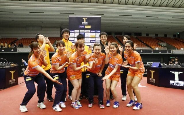 ニッペMがトップに完勝　ボーナス勝ち点獲得〈卓球・Tリーグ結果速報〉
