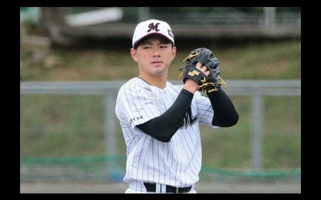 ロッテ成田が「でへへ」？　“変顔”ショットにファン大喜び「かわいすぎる」