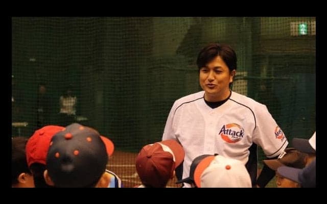高橋由伸さんが野球教室で子供たちを指導、「試合で打つためには？」の質問に・・・