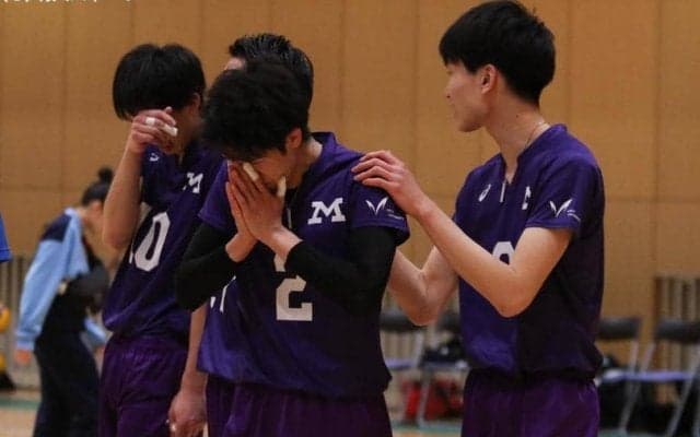 フルセットの末中大に惜敗　日本一の夢叶わず／全日本大学選手権