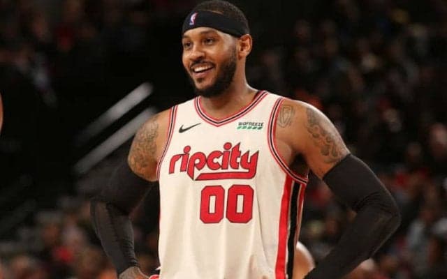 ブレイザーズでNBA復帰を果たしたカーメロ・アンソニー、週間最優秀選手に選出