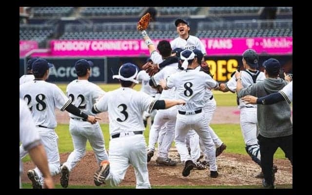 メジャー球場で異例の草野球開催　MLBドリームカップ決勝は小千谷名球会が勝利