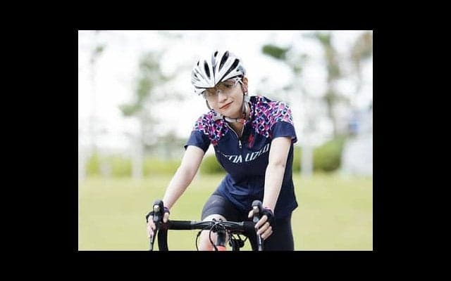 トライアスロンに挑戦の傳谷英里香さん、トレーニングの最適な心拍数を知る