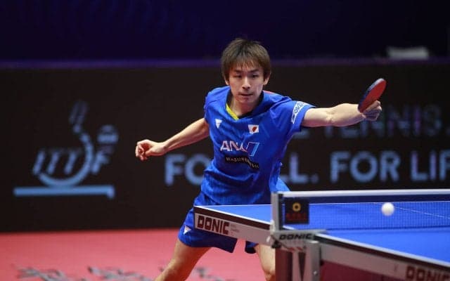 2020年1月有効な世界ランキングポイント（男子W杯終了時点）丹羽孝希が日本男子2番手に