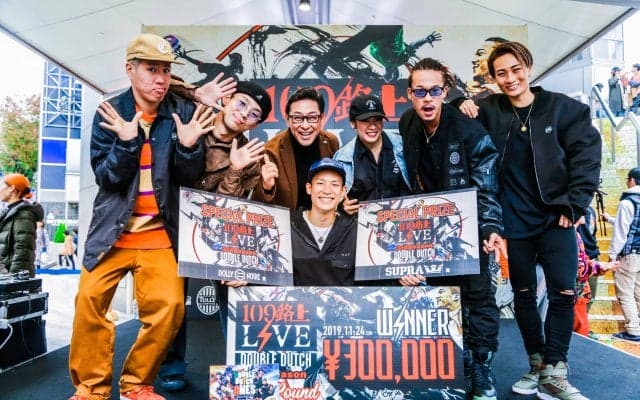 109路上LIVE ダブルダッチバトル優勝はTO-MA！