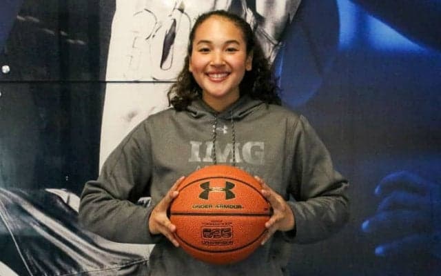 アメリカのIMGアカデミーでバスケに励む太原絵葉「目標はNCAAに行くこと」