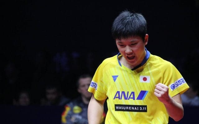 張本智和、完勝でベスト8　準々決勝は世界ランク1位と＜卓球・グランドファイナル＞