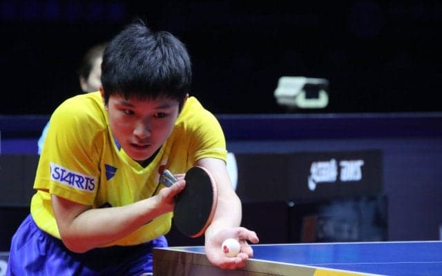 前回王者・張本、マッチポイント握るも世界ランク1位・許昕に惜敗＜卓球・グランドファイナル＞