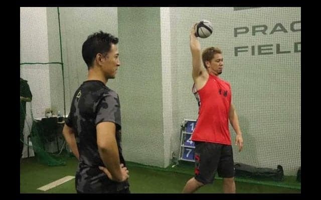 【MLB】前田健太の自主トレ潜入！　新たな取り組み、マエケン体操の奥にある真意に迫る