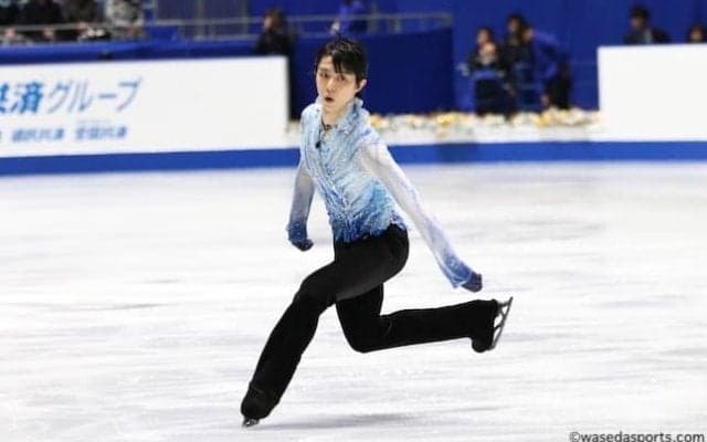 全日本選手権　羽生結弦がSP１１０．７２点で首位発進　圧巻の演技を披露