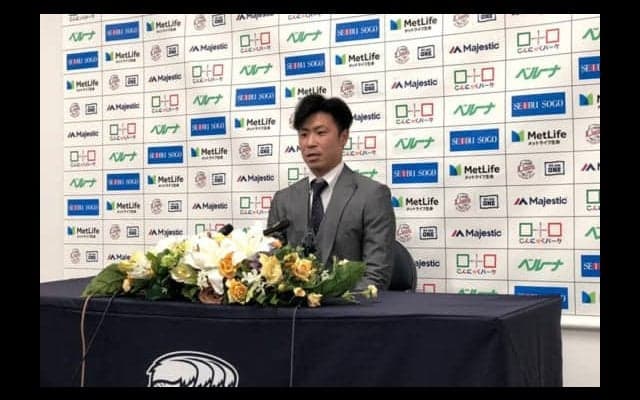 西武加入の森越が入団会見、背番号は「59」　今季まで阪神でプレー