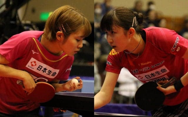 平野美宇と早田ひな、世界卓球代表切符かけた決勝へ　男子は神vs森薗に＜ジャパントップ12＞