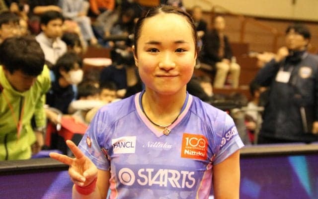 伊藤美誠、トップ12初優勝　平野美宇との注目の“みうみま対決”を制す