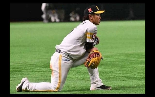 ホークス今宮の自主トレ剛速球に、バンデンもびっくり　「ナイスピッチング」