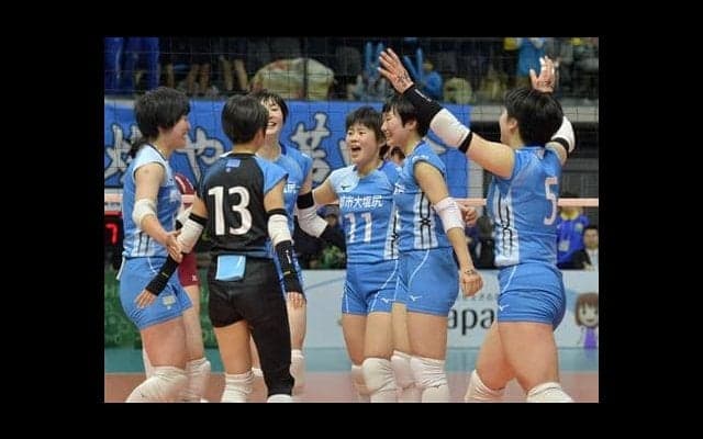 長野代表の女子・東京都市大塩尻が埼玉代表の細田学園に勝利　春高バレー