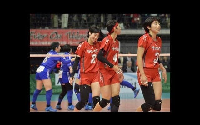 山梨の女子・増穂商は富山第一に逆転負け　春高バレー