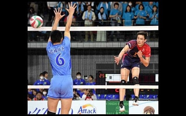 大本命・東山が快勝発進「緊張した」　春高バレー