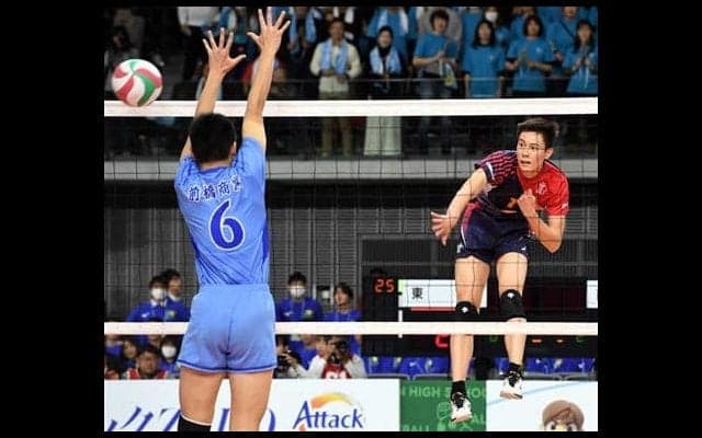東山、高速バレー炸裂で初戦突破！京都選抜主力で国体Ｖの優勝候補／春高バレー