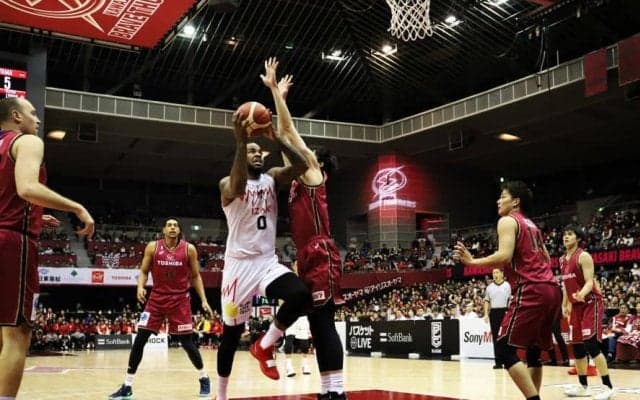 富山グラウジーズが主力を欠いた川崎を圧倒、32点差の大勝で天皇杯ファイナルラウンドに弾みをつける