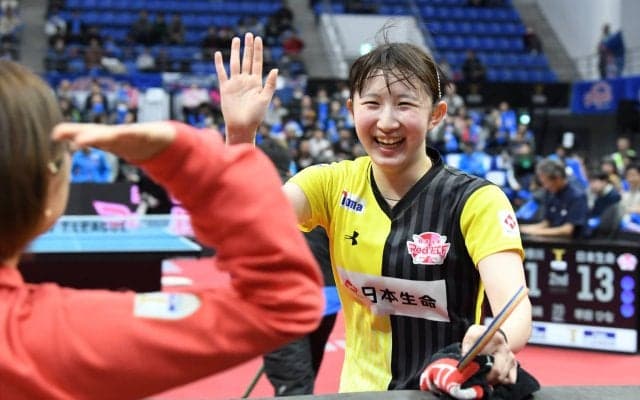 早田ひな、石川佳純下し今季8勝目　首位攻防戦は日本生命に軍配＜卓球・Tリーグ試合速報＞