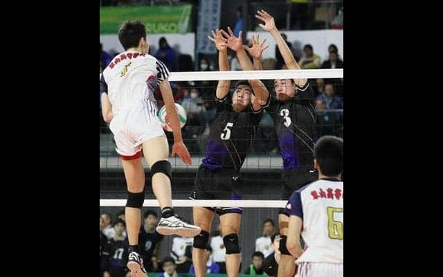 東福岡、日本一奪還ならず　春高バレー