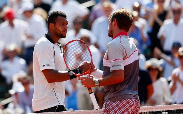 ワウリンカとツォンガがカタール国立博物館で手合わせ