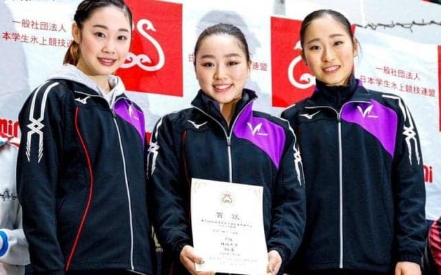 （女子）ミスが響き樋口は５位　１年生の奮闘で団体優勝を達成／日本学生氷上選手権